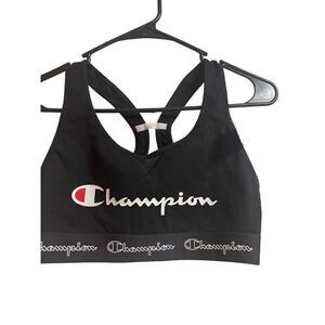 Champion Women's Black Racerback Sports Bra Size Medium NWT